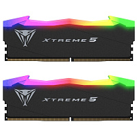Модуль памяти DIMM 48Gb 2х24Gb DDR5 PC60800 7600MHz Patriot Memory Viper Xtreme 5 RGB Black (PVXR548G76C36K)