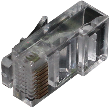 RJ45 коннектор (обжимной) без вставки
