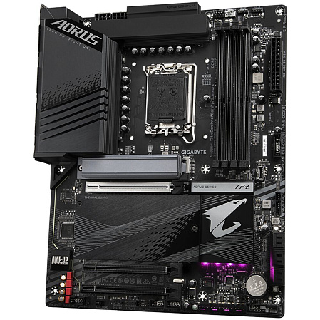 Материнская плата Gigabyte Z790 AORUS Elite AX Z790 Socket-1700 4xDDR5, 6xSATA3, RAID, 4xM.2, 3xPCI-E16x, 5xUSB3.2, 1xUSB3.2 Type C, DP, HDMI, WiFi, 2.5Glan, ATX