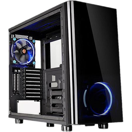 Корпус ATX Miditower Thermaltake View 31 Tempered Glass (CA-1H8-00M1WN-00) Black