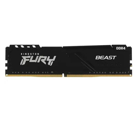 Модуль памяти DIMM 16Gb DDR4 PC25600 3200MHz Kingston Fury Beast Black (KF432C16BB/16)