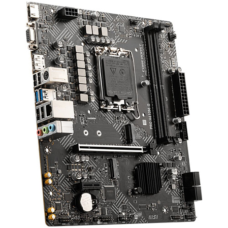 Материнская плата MSI Pro H610M-G H610 Socket-1700 2xDDR5, 4xSATA3, 1xM.2, 1xPCI-E16x, 2xUSB3.2, D-Sub, DP, HDMI, Glan, mATX