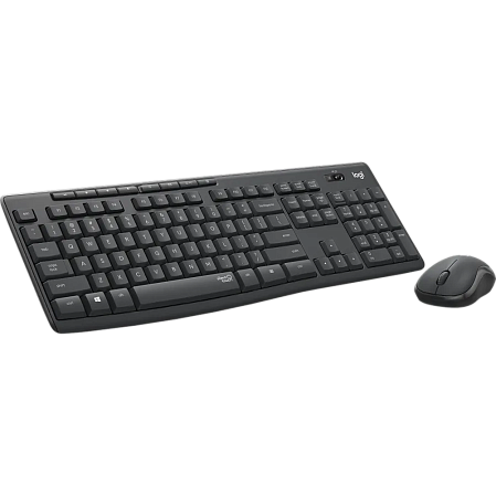 Клавиатура+мышь Logitech Wireless MK295 Silent Combo Graphite