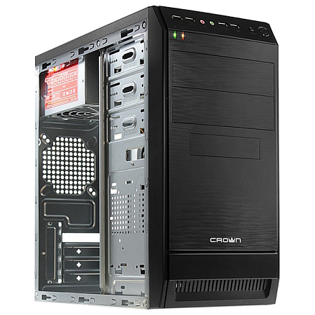 Корпус MicroATX Minitower Crown CMC-402 (CM-PS450office) 450W Black