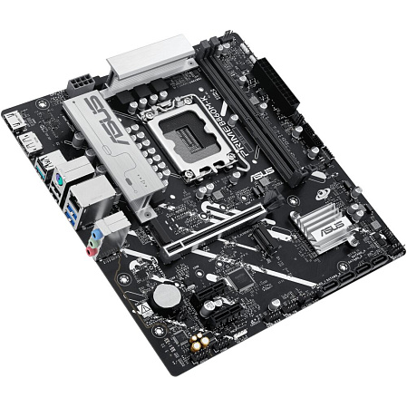 Материнская плата ASUS Prime B860M-K B860 Soc-1851 2xDDR5, 4xSATA3, RAID, 2хM.2, 1xPCI-E16x, 3xUSB3.2, DP, HDMI, 2.5Glan, mATX