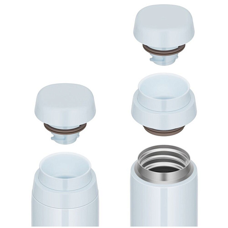 THERMOS Термокружка JOR-250 WHGY, голубой, 0,25 л.