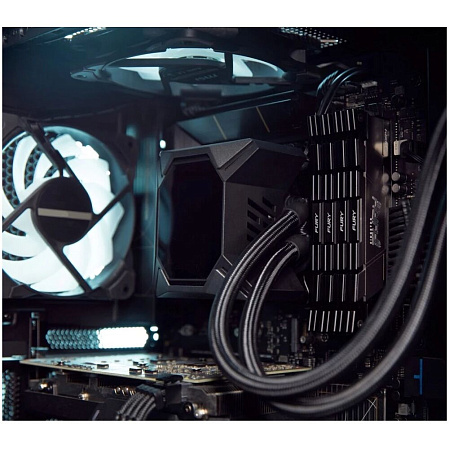 Модуль памяти DIMM 16Gb 2х8Gb DDR4 PC25600 3200MHz Kingston Fury Renegade Black (KF432C16RB2K2/16)