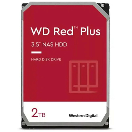 Внутренний жесткий диск 3,5" 2Tb Western Digital (WD20EFPX) 64Mb IntelliPower SATA3 Red Plus