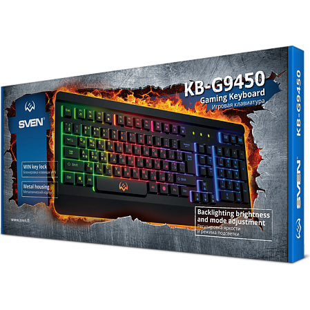 Клавиатура Sven KB-G9450 Black USB