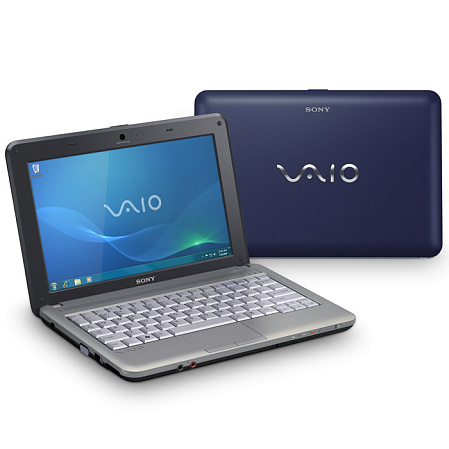 Нетбук Sony VPC-M12M1R/L Atom N470/1G/250/WiFi/BT/cam/10.1"/Win7 Starter blue