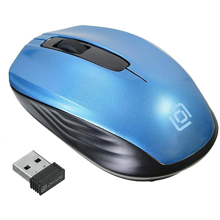 Мышь беспроводная Oklick 475MW Black/Blue Wireless