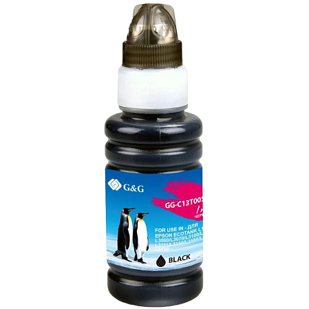Чернила G&G GG-C13T00S14A 103BK Black для 70мл для L1110/L3151/L3100/L3101/L3110/L3150