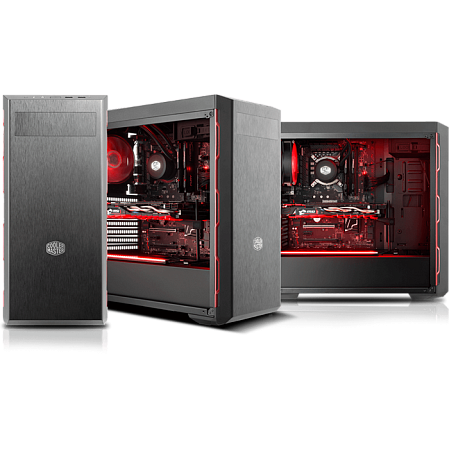 Корпус ATX Miditower Cooler Master MasterBox MB600L MCB-B600L-KA5N-S00 Black/Red