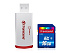 SecureDigital 16Gb Transcend Class6 (TS16GSDHC6-P2) + USB ридер