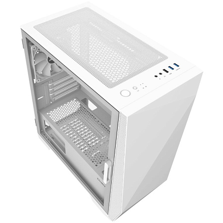 Корпус MicroATX Miditower Zalman Z1 Iceberg White