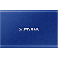 Внешний SSD-накопитель 2Tb Samsung T7 MU-PC2T0H/WW (SSD) USB 3.2 Type C Синий