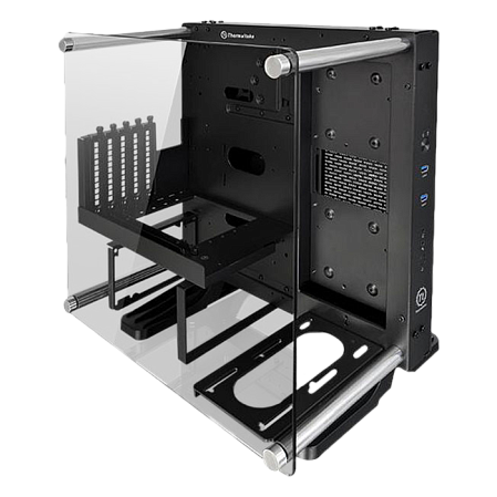 Корпус Mini-ITX Minitower Thermaltake Core P1 Tempered Glass CA-1H9-00T1WN-00 Mini-ITX Black