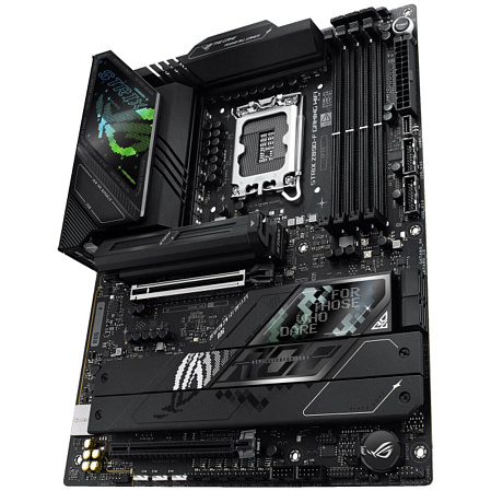 Материнская плата ASUS ROG Strix Z890-F Gaming WiFi Z890 Soc-1851 4xDDR5, 4xSATA3, RAID, 5хM.2, 2xPCI-E16x, 10xUSB3.2, 2xUSB3.2 Type C, DP, HDMI, WiFi, 2.5Glan, ATX