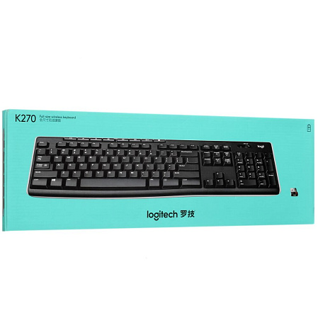 Клавиатура беспроводная Logitech K270 Wireless Black