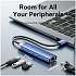 3-port USB3.0 Hub Vention TGFSB (3x USB 3.0/1x Type C/RJ45)