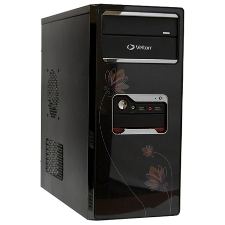 Корпус ATX Miditower Velton X01F Black 