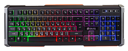 Клавиатура Oklick 710G Black Death USB Black