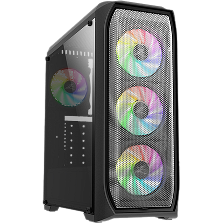 Корпус ATX Miditower Zalman N5 MF Black