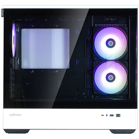 Корпус MicroATX Minitower Zalman P30 BW Black/White
