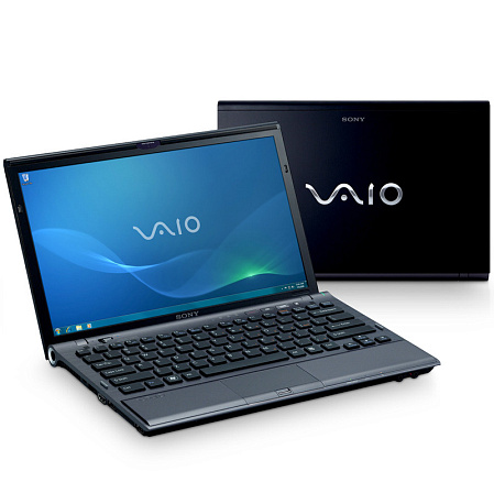 Ноутбук Sony VPC-Z11X9R/B i5-520M/4G/128SSD/GT330M 1Gb/DVD/WiFi/BT/13.1"/Win7 Pro64/Black