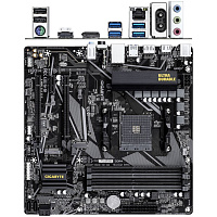 Материнская плата Gigabyte B550M DS3H AC R2 Socket-AM4 AMD B550 4xDDR4, 4xSATA3, RAID, 2xM.2, 2xPCI-E16x, 4xUSB3.2, DP, HDMI, WiFi, Glan, mATX Ret