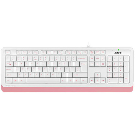 Клавиатура A4Tech Fstyler FK10 White/Pink