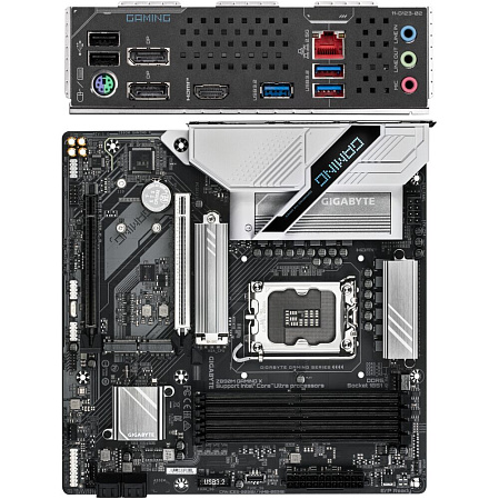Материнская плата Gigabyte Z890M Gaming X Z890 Soc-1851 4xDDR5, 4xSATA3, RAID, 3хM.2, 2xPCI-E16x, 3xUSB3.2, DP, HDMI, 2.5Glan, mATX