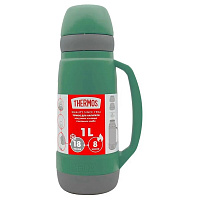 Thermos Термос со стеклянной колбой Weekend 36 Series, зеленый, 1 л.