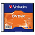 Оптический диск DVD-R диск Verbatim 4,7Gb 16x SlimBox