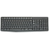 Клавиатура+мышь Logitech Wireless Combo MK235 Black