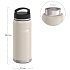 THERMOS Термос IS-212 SN, песочный, 1,2 л