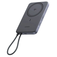Внешний аккумулятор Ugreen PB570 (75982B) MagFlow Air Ultra-Slim Magnetic 10000mAh 30W Space Gray