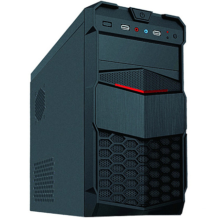 Корпус MicroATX Miditower 3Cott Avenger 3C-MATX-PU1B 500W Black