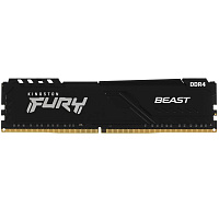 Модуль памяти DIMM 16Gb DDR4 PC25600 3200MHz Kingston Fury Beast Black (KF432C16BB1/16WP)