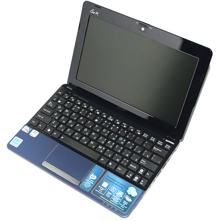 Нетбук Asus EEE PC 1015PE Atom N450/2Gb/250Gb/5200mAh/10,1"/Blue/Win 7 Starter