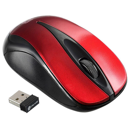 Мышь беспроводная Oklick 675MW Black/Red Wireless