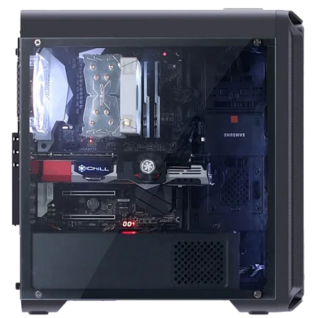 Корпус ATX Miditower Zalman i3 Edge Black