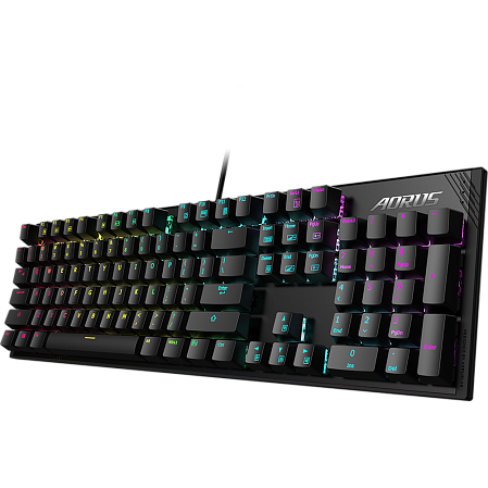 Клавиатура Gigabyte AORUS K1 Gaming Keyboard Black USB