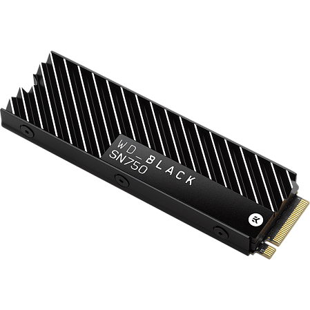 Внутренний SSD-накопитель 500Gb Western Digital Black SN750 (WDS500G3XHC) M.2 2280 PCIe NVMe 3.0 x4