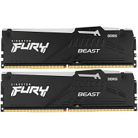 Модуль памяти DIMM 16Gb 2х8Gb DDR5 PC48000 6000MHz Kingston Fury Beast RGB Black EXPO (KF560C36BBEAK2-16)