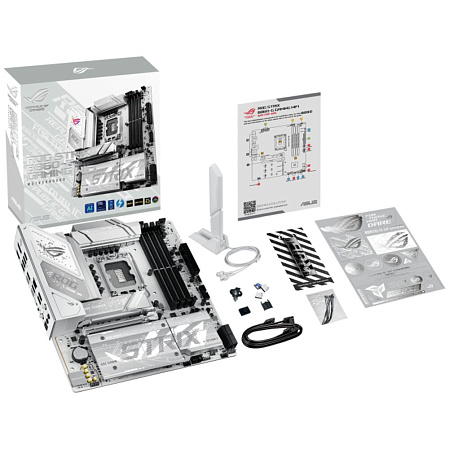Материнская плата ASUS ROG Strix B860-G Gaming WiFi B860 Soc-1851 4xDDR5, 4xSATA3, RAID, 4хM.2, 1xPCI-E16x, 4xUSB3.2, 2xUSB3.2 Type C, DP, HDMI, WiFi, 2.5Glan,mATX