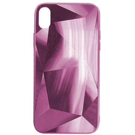 Чехол для Apple iPhone Xr Brosco Diamond, накладка, розовый