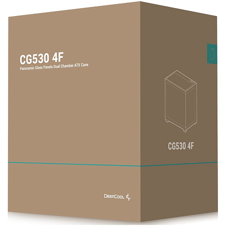 Корпус ATX Miditower Deepcool CG530 4F Black