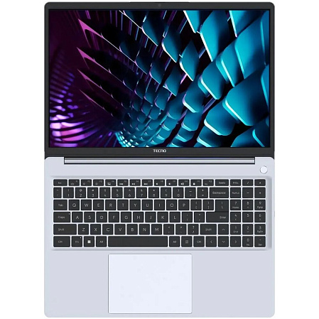 Ноутбук TECNO MegaBook K16SDA AMD Ryzen 5 7430U/8Gb/512Gb SSD/16" WUXGA/Win11 Silver