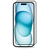 Защитное стекло для Apple iPhone 16 Plus\15 Plus Zibelino 3D, на весь экран, с черной рамкой